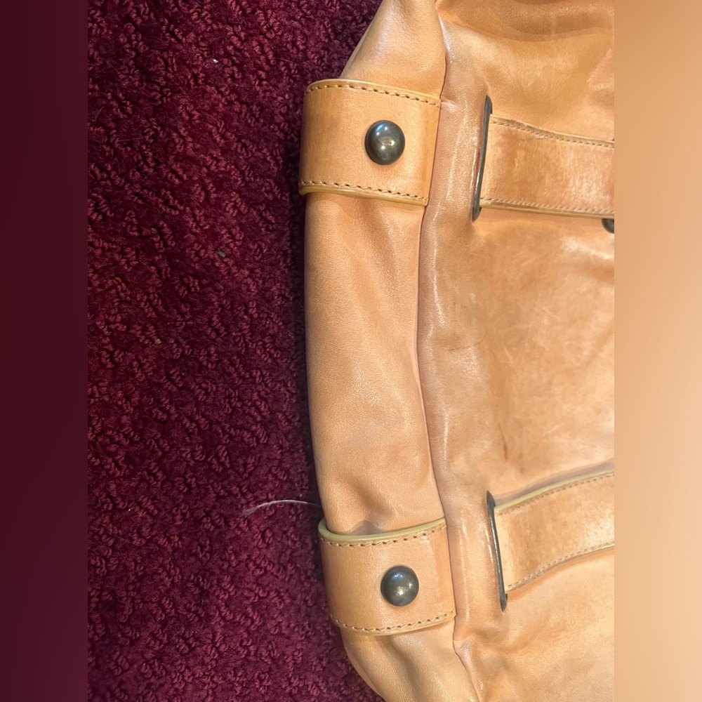 Theory bag 350 retail mustard yellow Multiple pockets HOST PICK - Picture 4 of 14